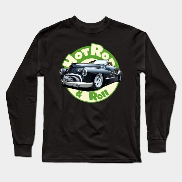 Hot Rod Long Sleeve T-Shirt by Akira31